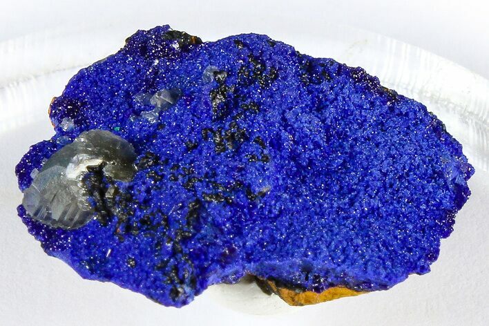 Sparkling Blue Azurite Crystals - Congo #372232